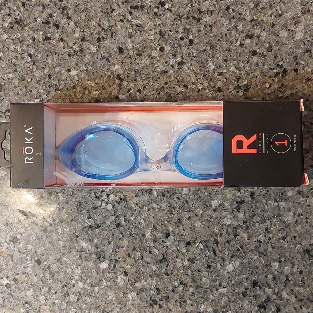 Roka cobalt blue swim goggles